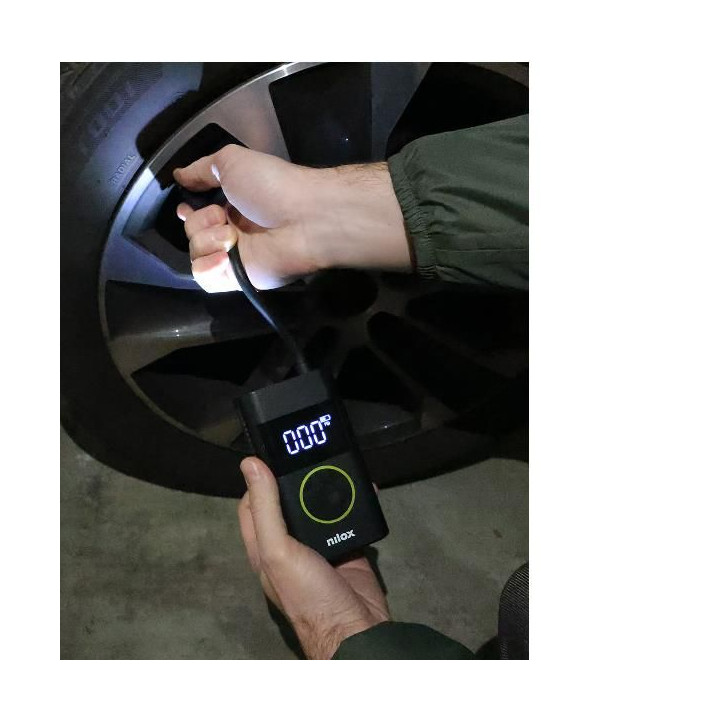 Nilox Compressore ad Aria Portatile Multifunzione