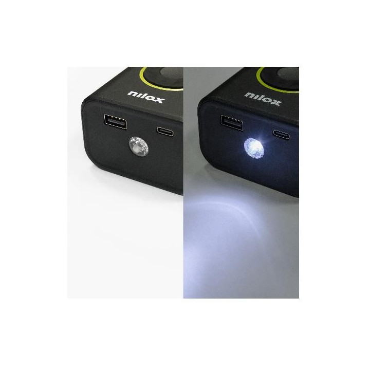 Nilox Compressore ad Aria Portatile Multifunzione