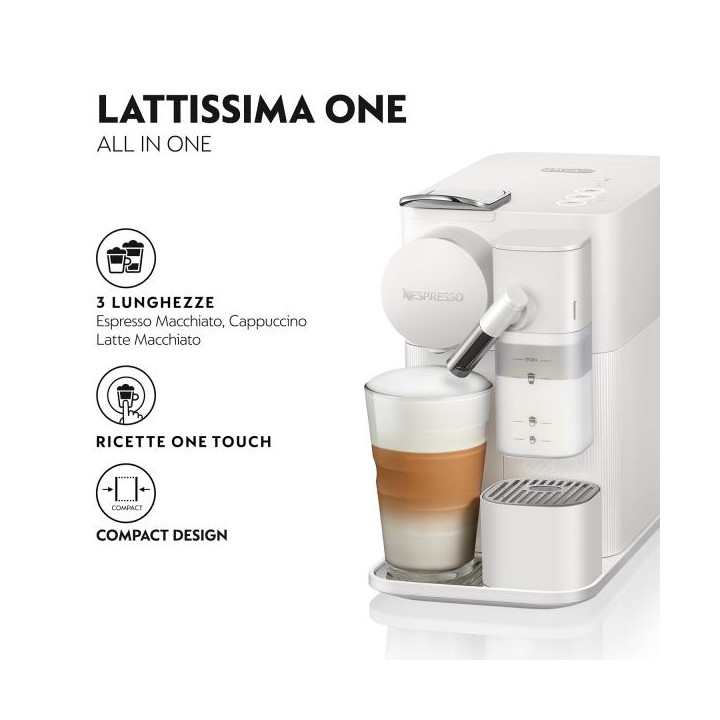 DeLonghi M.d.C. Nespresso Lattissima One EN510.W White