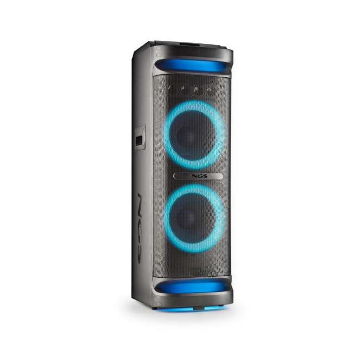 NGS Speaker Wild Space 3 Portatile BT RGB TWS 4000W Nera