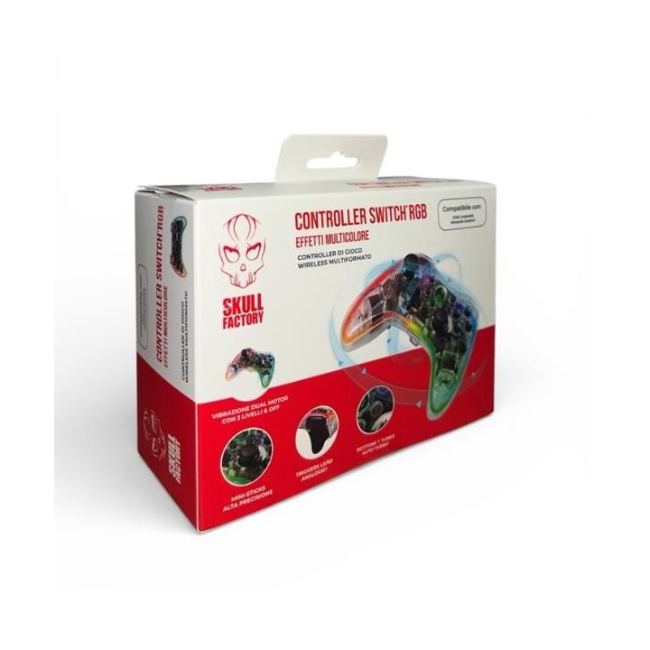Skull Factory Controller Switch RGB Effetti Multicolore