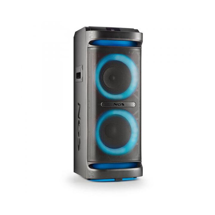 NGS Speaker Wild Space 2 Portatile BT RGB TWS 2000W Nera