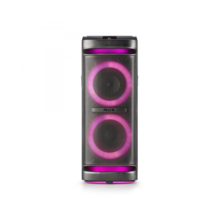 NGS Speaker Wild Space 2 Portatile BT RGB TWS 2000W Nera