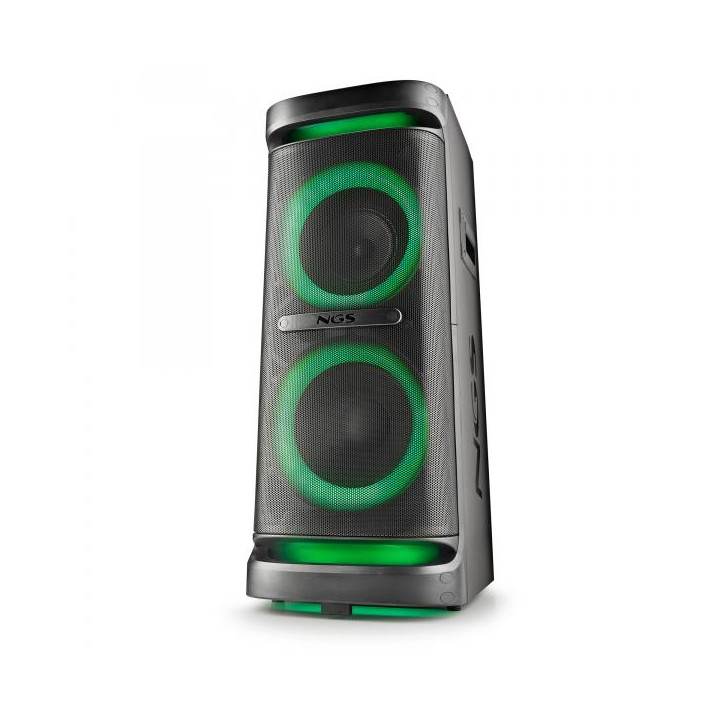 NGS Speaker Wild Space 2 Portatile BT RGB TWS 2000W Nera