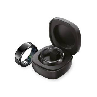 TECHMADE TM-NEXA-BK12 Smartring con Charging Box Black TG 12 21.6mm