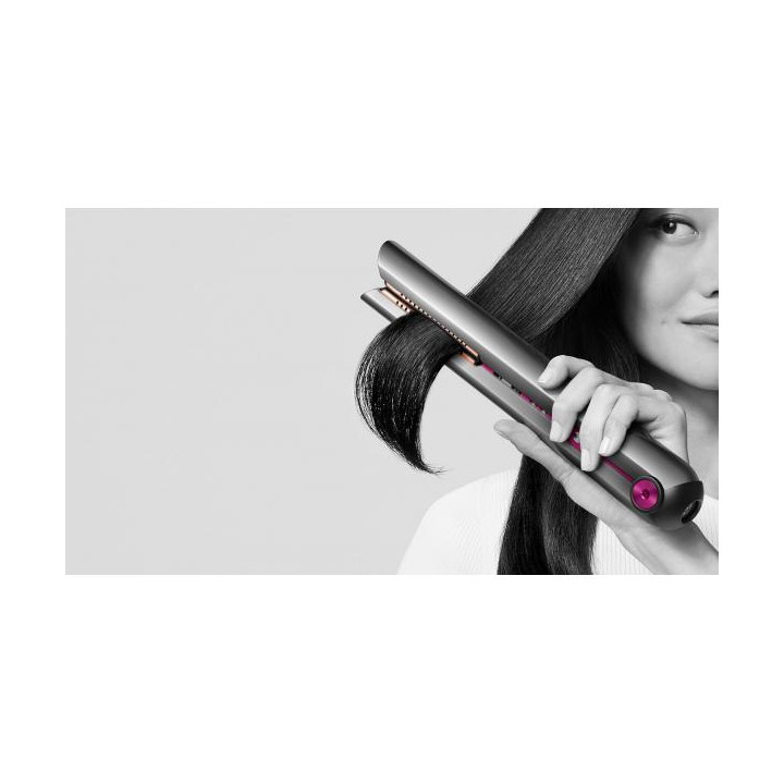 Dyson Piastra Capelli Senza Filo Corrale Nero-nichel/fucsia