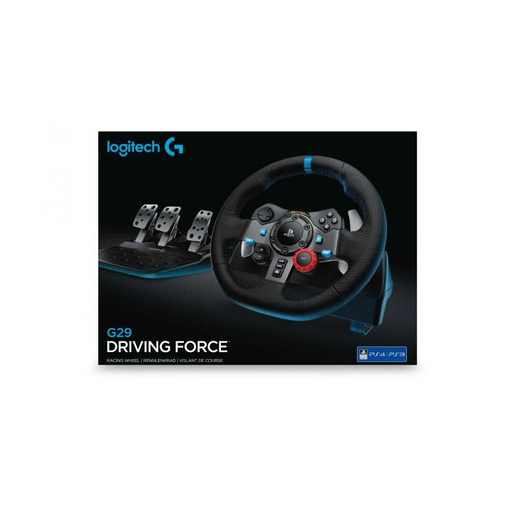 Logitech Volante + Pedaliera G29 PS5/PS4/PC