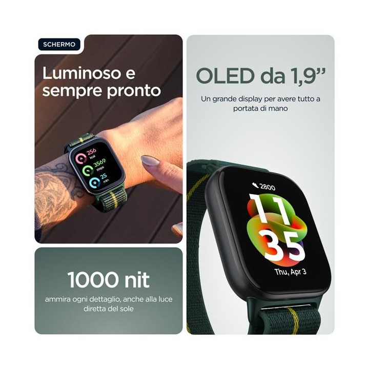 Motorola Smartwatch Moto Watch Fit Trekking Green