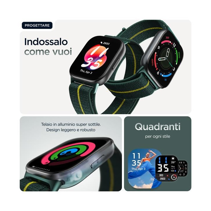 Motorola Smartwatch Moto Watch Fit Trekking Green