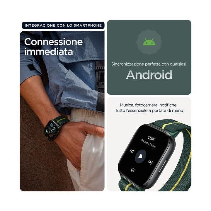 Motorola Smartwatch Moto Watch Fit Trekking Green