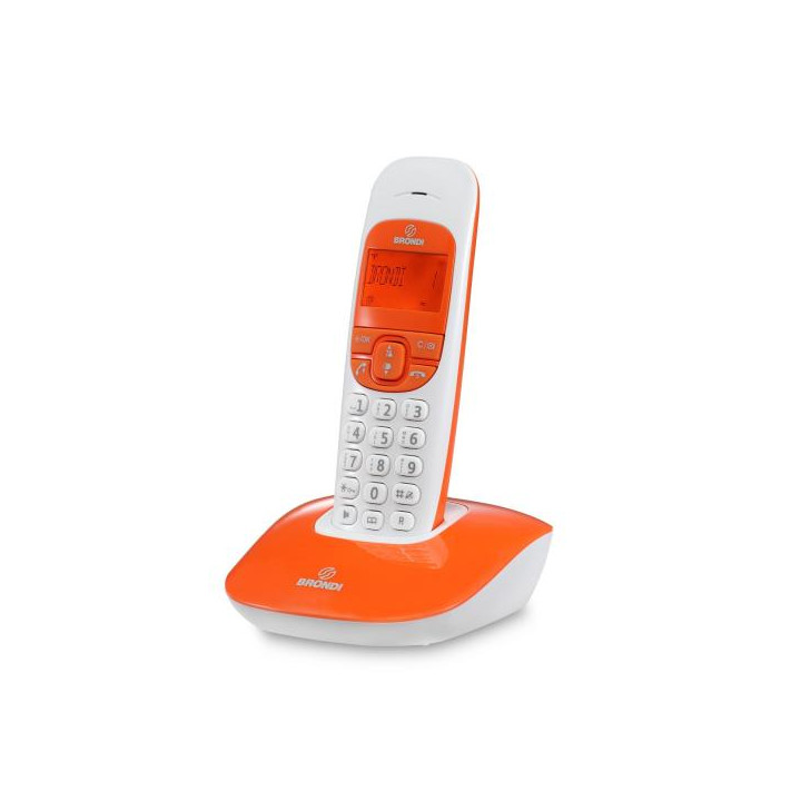 Telefono Cordless Brondi Nice Arancio