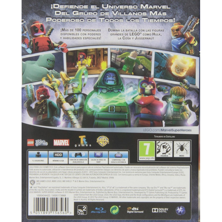 PS4 LEGO Marvel Super Heroes EU