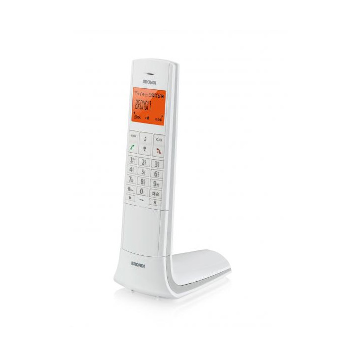 Telefono Cordless Brondi Lemure Bianco