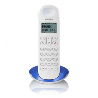 Telefono Cordless Brondi Lotus Bianco/Blu