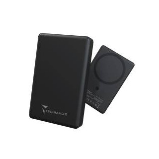 Techmade Powerbank 10000mAh Slim PD22.5W Wireless Magnetico Black