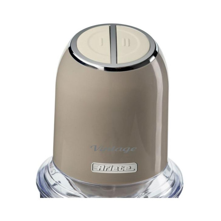 Ariete Tritatutto verticale 0438 Vintage 2 velocità 600ml 400W Beige