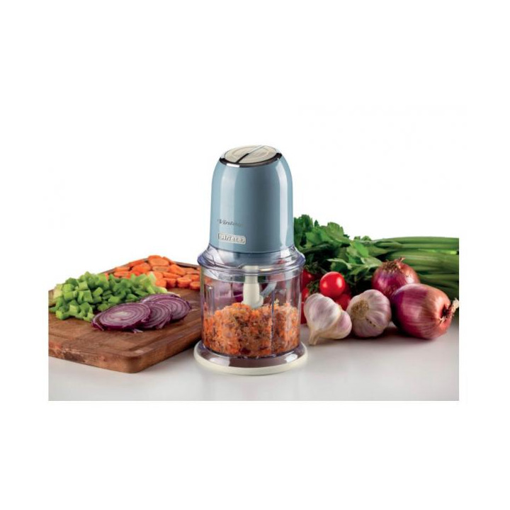 Ariete Tritatutto verticale 0438 Vintage 2 velocità 600ml 400W Celeste