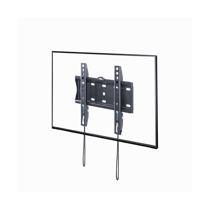 Techmade Gembird Staffa TV Da Muro Max 30kg Da 23" a 42" Fissa Black