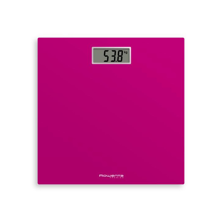 Rowenta Premiss offre un controllo del peso intuitivo. Design sottile in vetro, ampio display, capacità fino a 150 kg e accensi