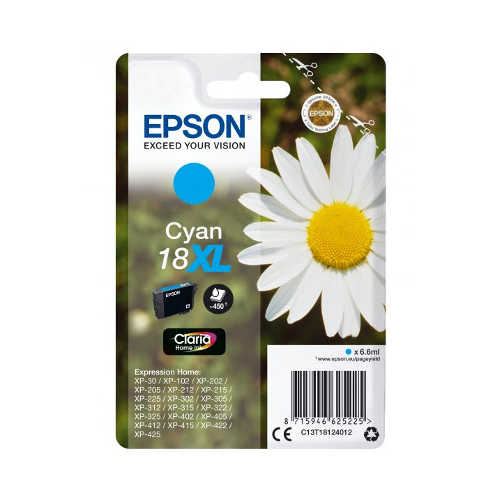 Epson 18xl - xl - ciano - originale - cartuccia d'inchiostro