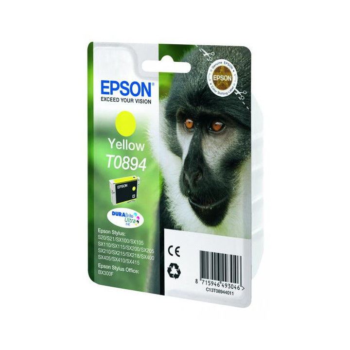 Epson T0894 - giallo - originale - cartuccia d'inchiostro c13t08944011