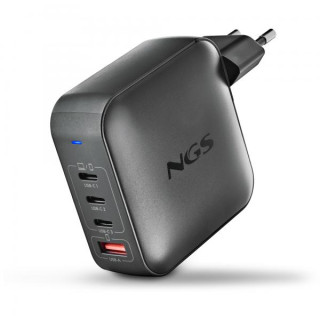 NGS Caricatore BUD 165W Ultraveloce 3/USB-C + 1/USB-A