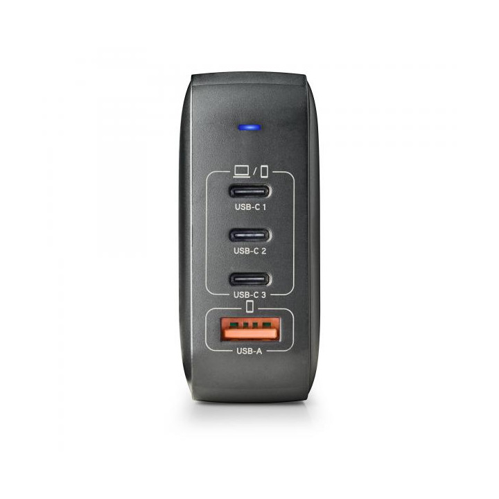 NGS Caricatore BUD 165W Ultraveloce 3/USB-C + 1/USB-A