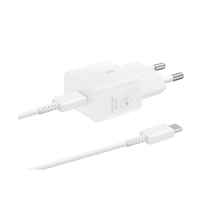 Samsung Caricatore 25W EP-T2510XWE FC USB-C +Cavo1m White
