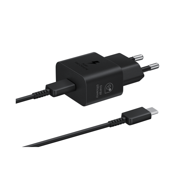 Samsung Caricatore 25W EP-T2510XBE FC USB-C +Cavo1m Black