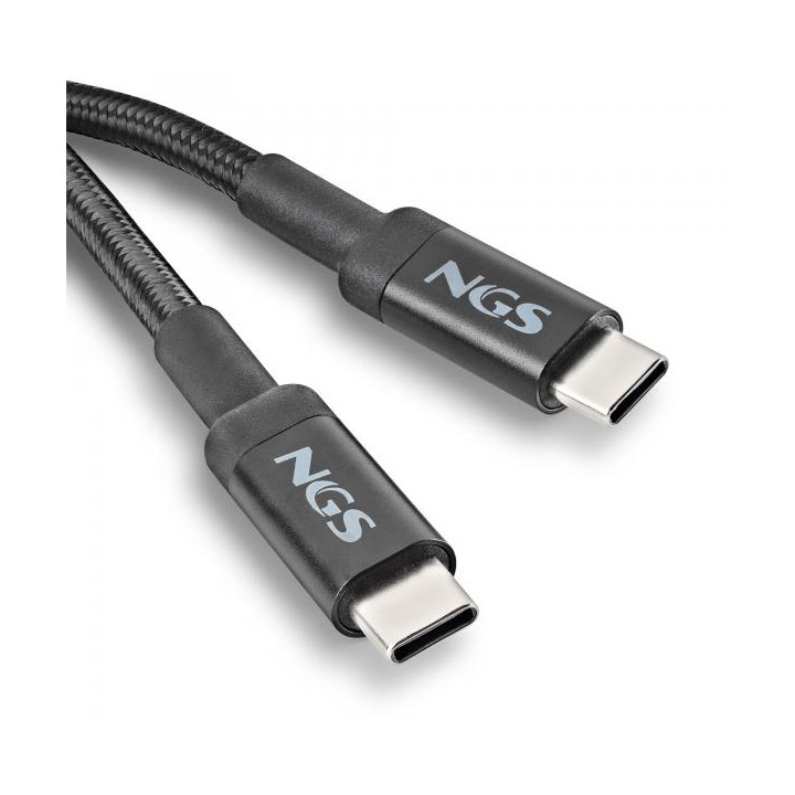 NGS Cavo Usb-C a Type-C Ricarica Rapida 65w 2m Nero