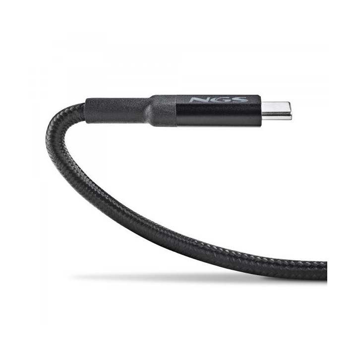 NGS Cavo Usb-C a Type-C Ricarica Rapida 65w 2m Nero