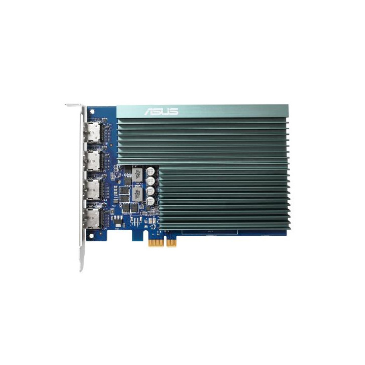 Asus GeForce GT 730 e' una scheda grafica con capacita' di 2GB GDDR5, uscite video HDMI. Interfaccia PCi-Express 2.0 x1.