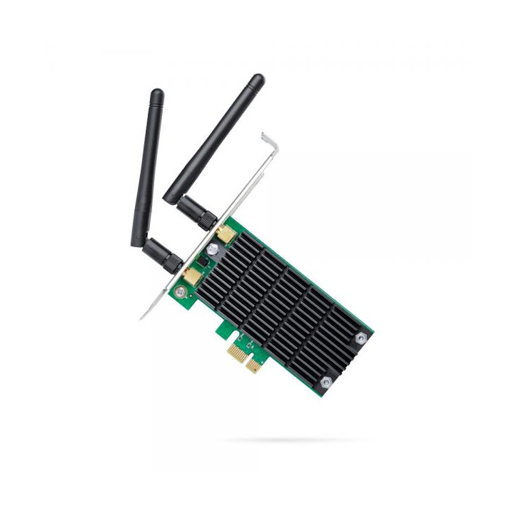 Tp-Link Archer T4E è una Scheda di Rete Wireless che supporta Wi-Fi Dual-Band AC1200, fino a 300Mbps in 2.4Ghz e 1200Mbps in 5G
