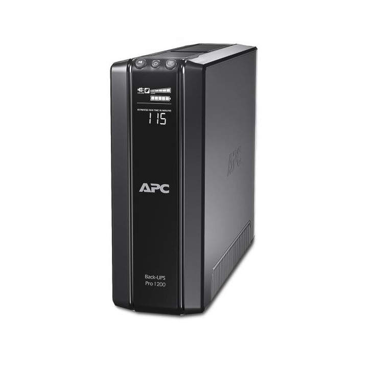 APC Back-UPS Pro. Potenza in uscita: 1200 VA, Potenza in uscita: 720 W, Tensione operativa in entrata (min): 156 V. Tipo di usc