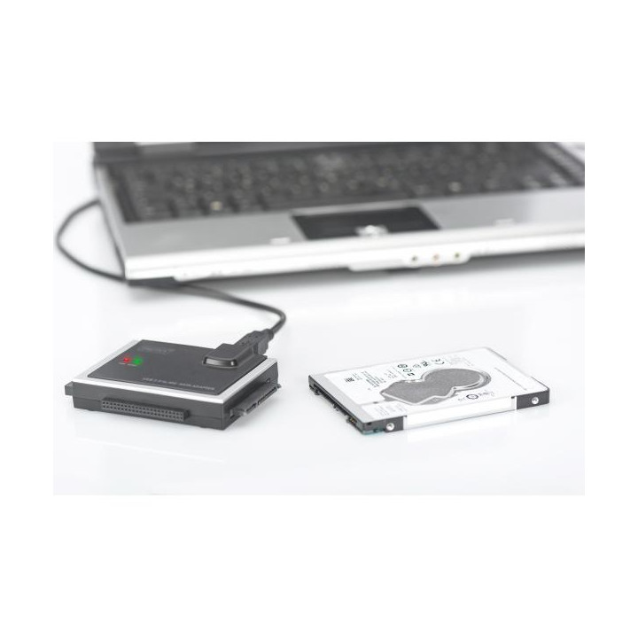 Digitus DA70148 adattatore usb ide/sata, alimentatore 220/12 V, molex/sat