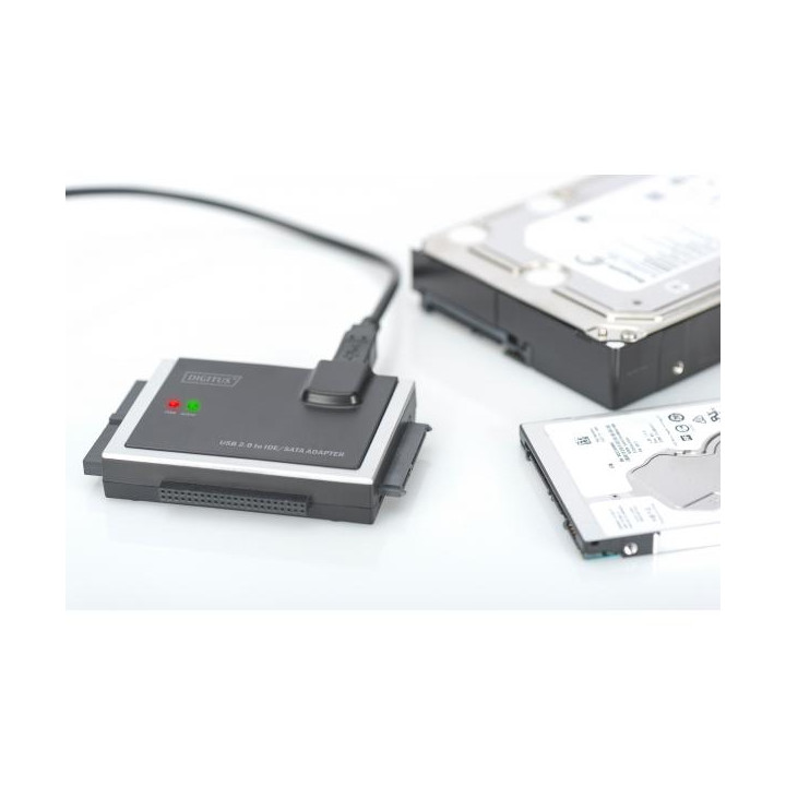 Digitus DA70148 adattatore usb ide/sata, alimentatore 220/12 V, molex/sat