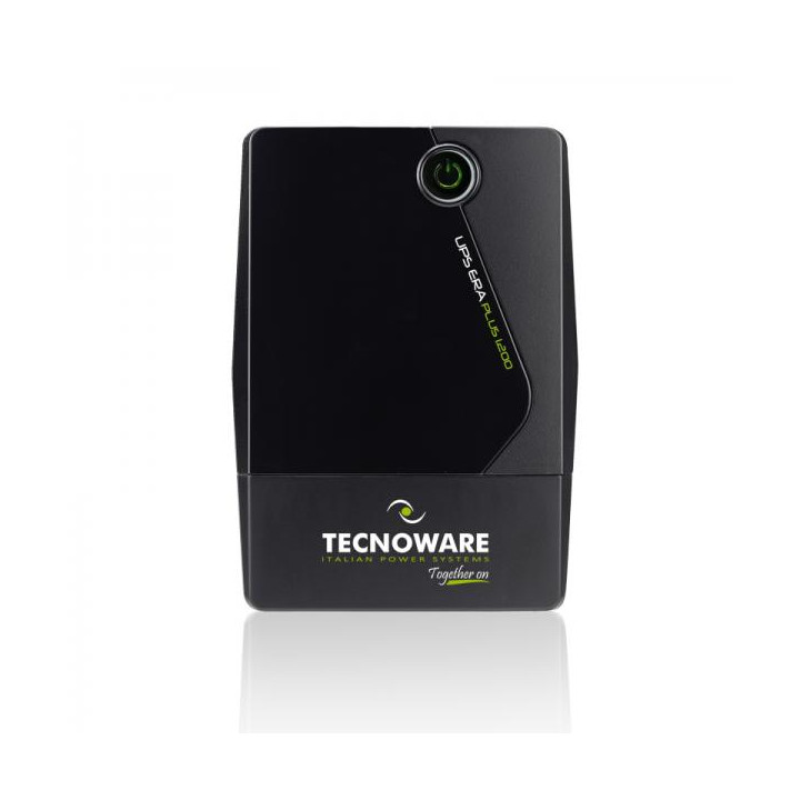 Tecnoware UPS Era Plus e' un UPS a linea interattiva con una capacita' di 1200VA e 2 prese Italia/Schuko