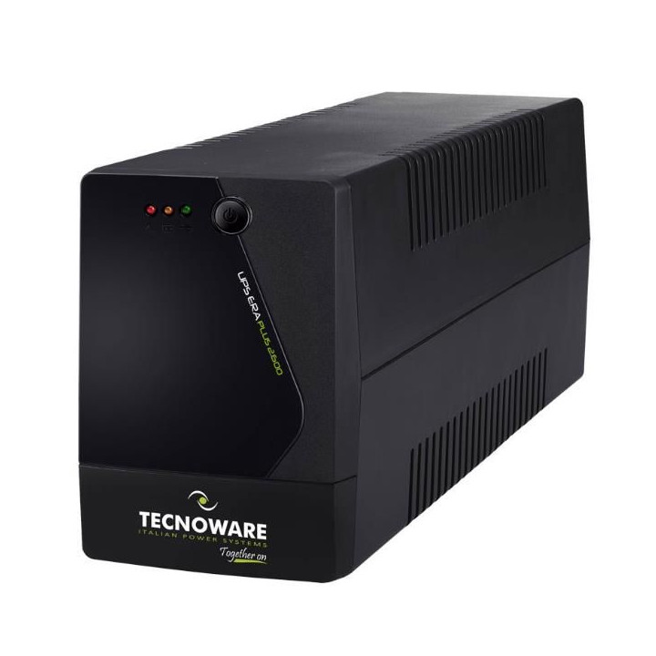 Tecnoware UPS Era Plus e' un UPS a linea interattiva con una capacita' di 2600VA e 6 prese IEC