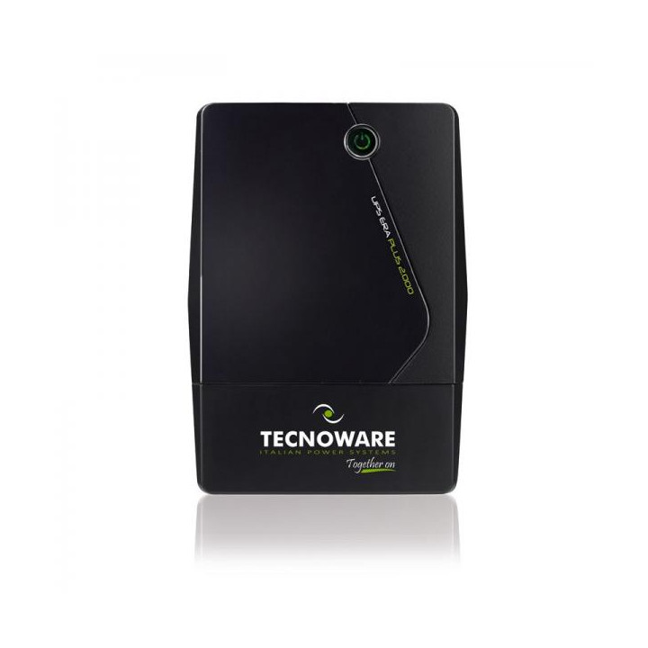 Tecnoware UPS Era Plus e' un UPS a linea interattiva con una capacita' di 2100VA e 6 prese IEC.