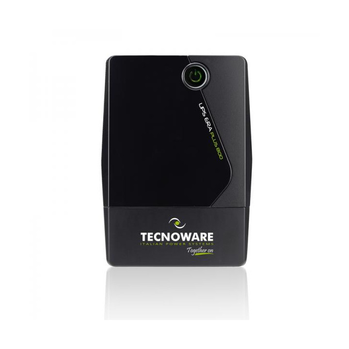 Tecnoware UPS Era Plus e' un UPS a linea interattiva con una capacita' di 800VA e 2 prese Italia/Schuko