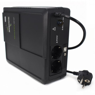 Tecnoware UPS Era Plus Active 1600 offre protezione affidabile per dispositivi di rete e videosorveglianza. Include 2 uscite AC