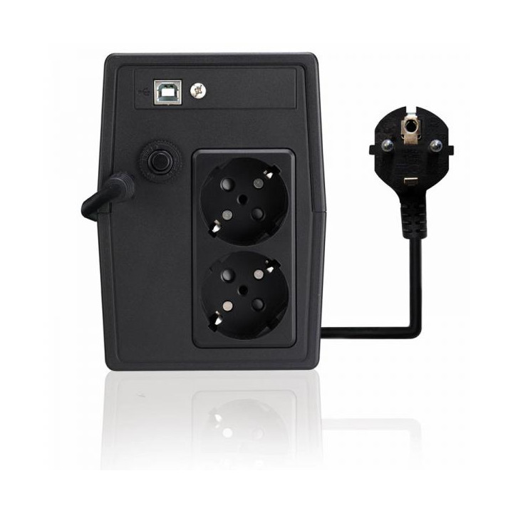 Tecnoware UPS Era Plus e' un UPS a linea interattiva con una capacita' di 1600VA e 2 prese Italia/Schuko