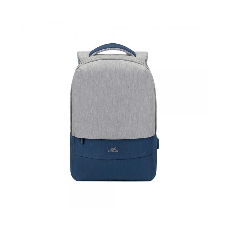 Rivacase Prater 7562 grey/dark blue anti-theft Laptop bag 15.6''