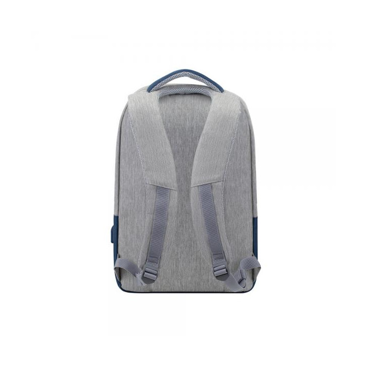 Rivacase Prater 7562 grey/dark blue anti-theft Laptop bag 15.6''