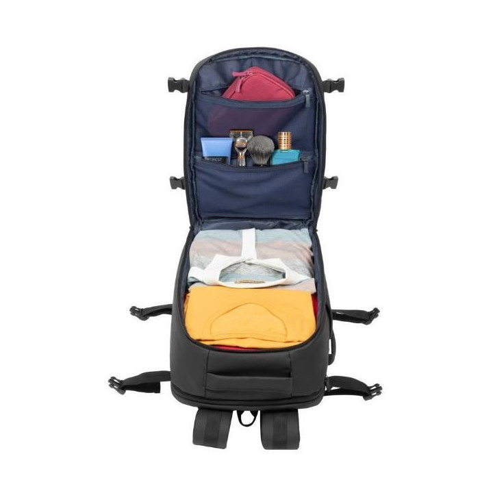 Rivacase 8465 black Coated ECO Travel è uno zaino da viaggio per Notebook fino a 17,3" resistente all'acqua.