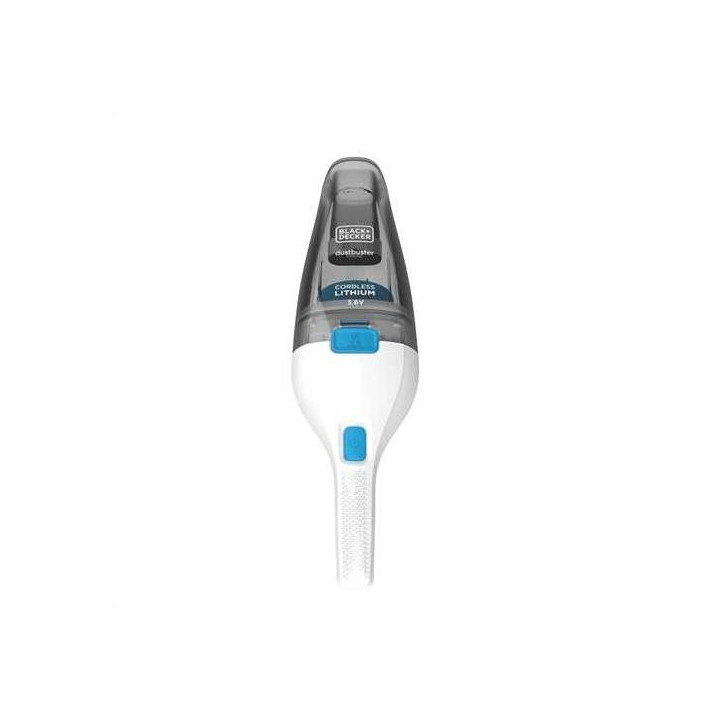 Black&Decker 3.6V Lithium-ion Cordless dustbuster è un aspirabriciole senza saccetto con potenza di aspirazione di 7,5W