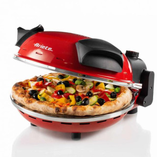 Ariete 909 cuoce la pizza in soli 4 minuti grazie alla pietra refrattaria. Ottima per pizza fresca e surgelata, raggiunge i 400
