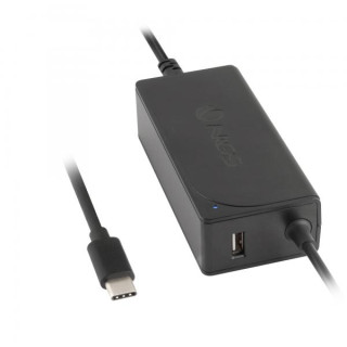 NGS W-65W Alimentatore Notebook da 65W universale e porta USB.