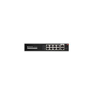 Atlantis Land NetPower F10PoE8-120W e' uno switch di rete Fast Ehternet con 10 porte LAN di cui 2 PoE