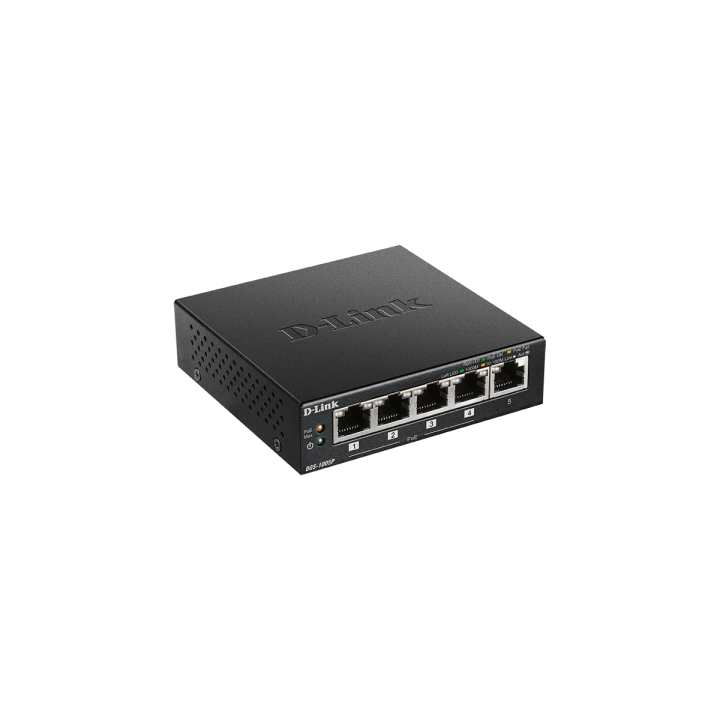 D-Link DGS-1005P. Tipo di porte RJ-45: Fast Ethernet (10/100), Quantita' di porte RJ-45: 5. Full duplex. Dimensioni tavola MAC: